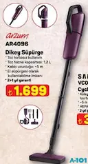 ARZUM AR4096 DİKEY SÜPÜRGE